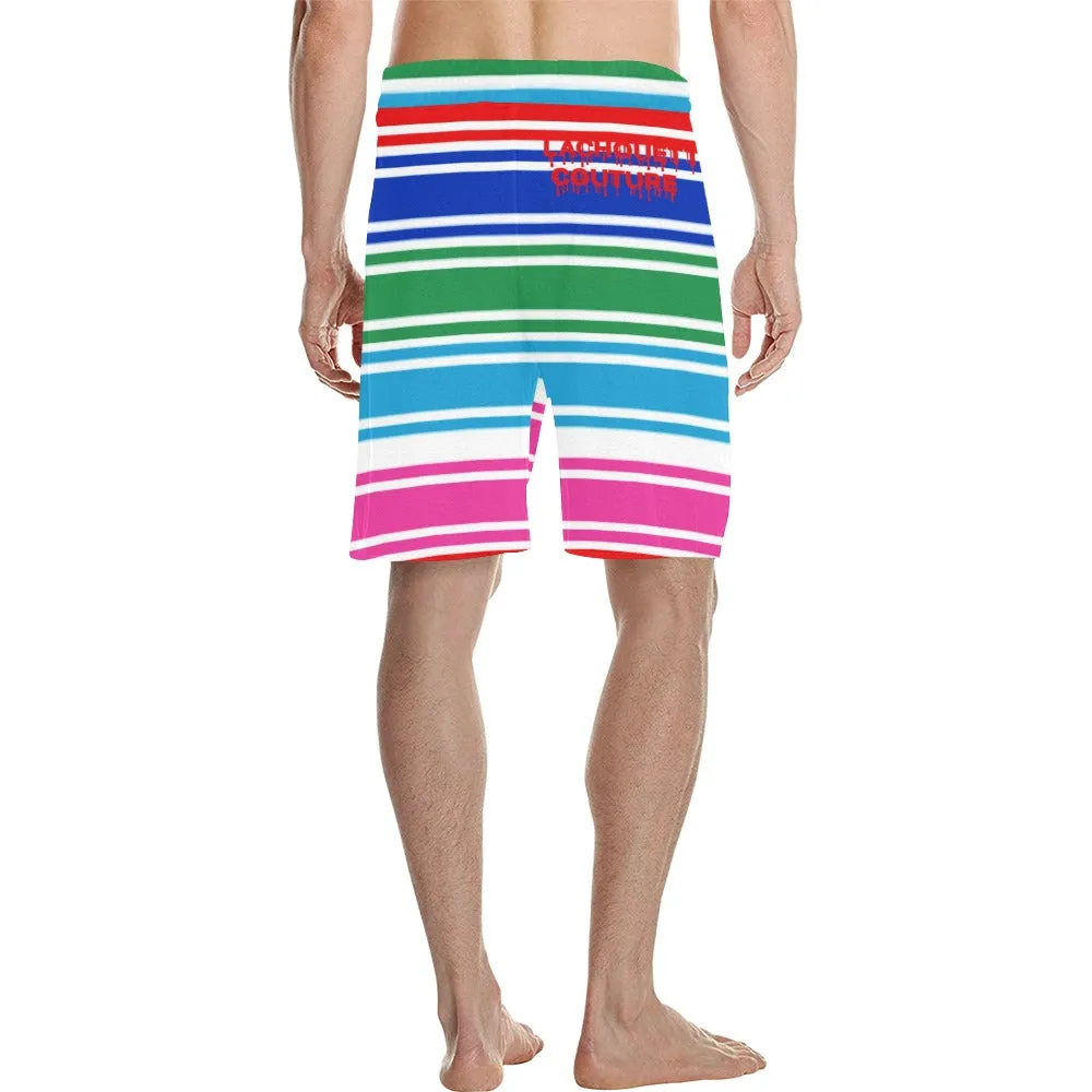 CHUCCY Men's All Over Print Casual Shorts