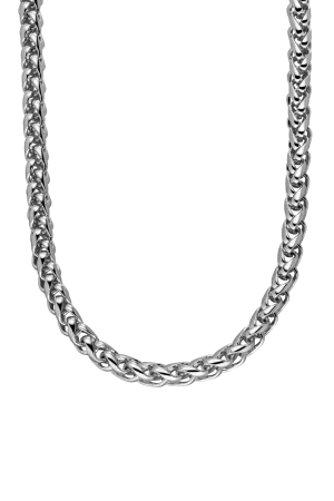 Chunky Statement Necklace Silver