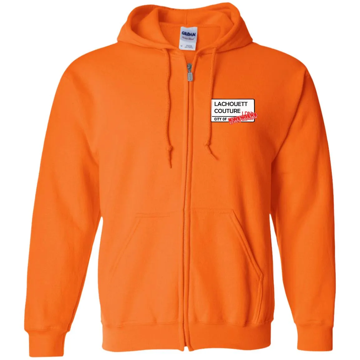 CITY OF KWENGERS Zip Up Hooded Sweatshirt