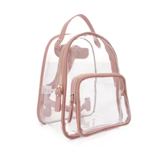 CL20450 Color Accent Design Clear Backpack