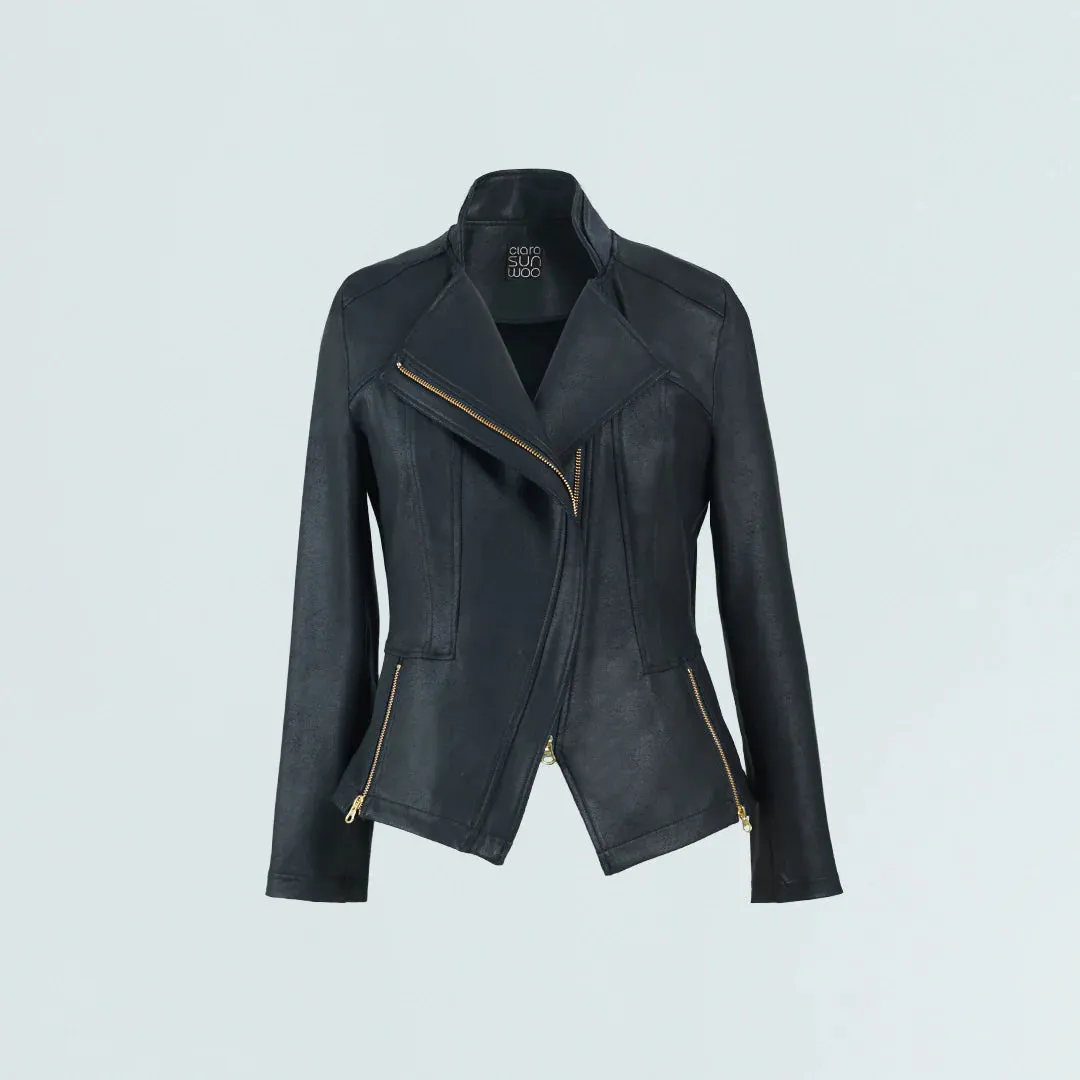 Clara Sun Woo Liquid Leather™ Black JK161