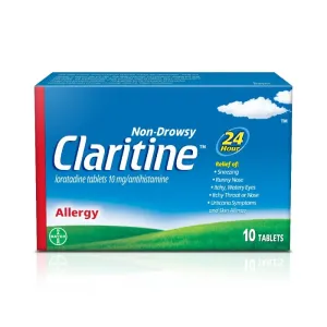 Claritine Antihistamine 10 Mg - 10 Tabs