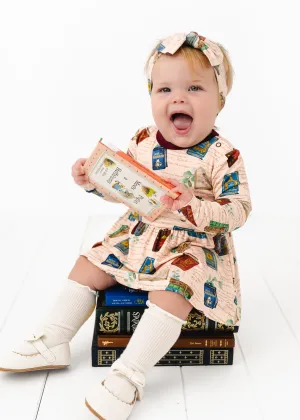 Classic Books Long Sleeve Baby Dress