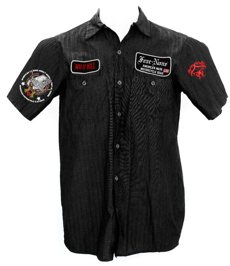 Classic Mens "Guns & Bear" Mechanics Shirt"