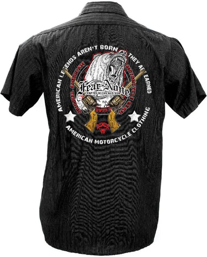 Classic Mens "Guns & Bear" Mechanics Shirt"