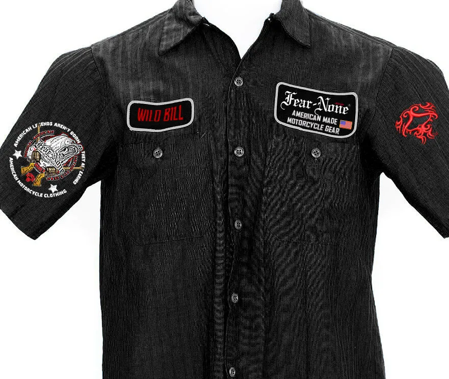 Classic Mens "Guns & Bear" Mechanics Shirt"