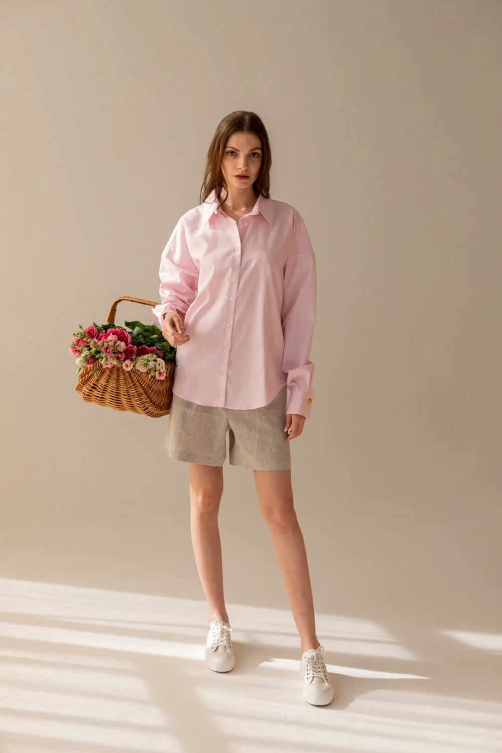 Classic Oversize Shirt Pink