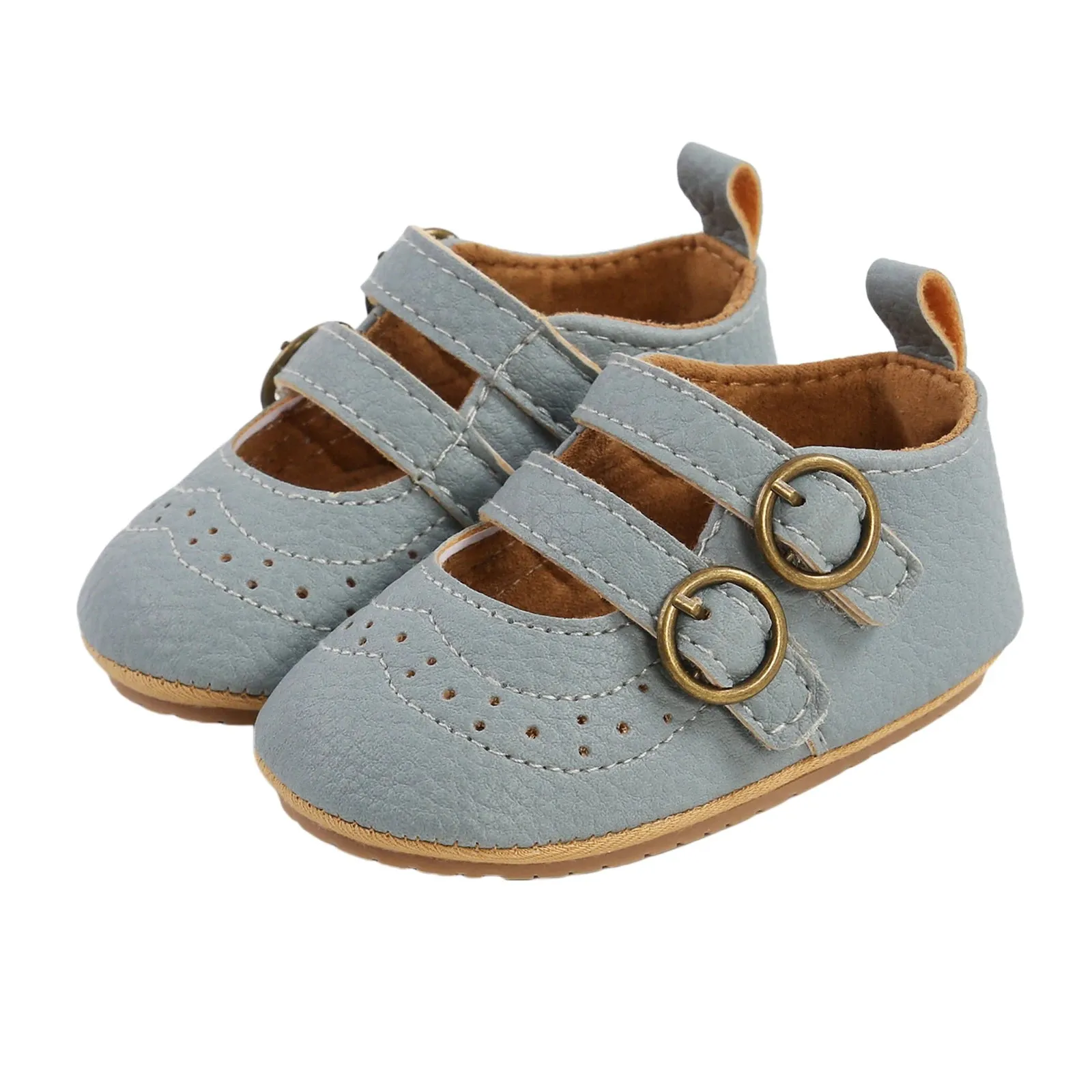 Classic T-Strap Eco-Leather Baby Shoes