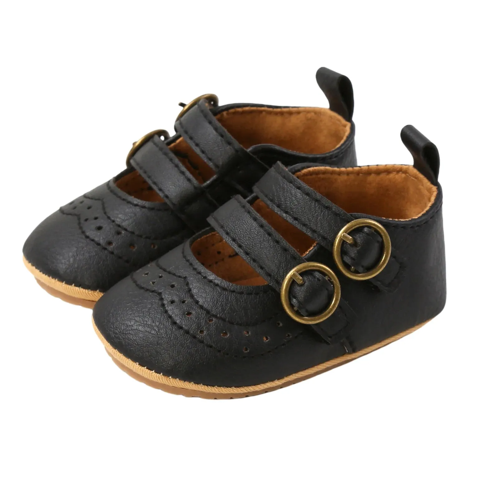 Classic T-Strap Eco-Leather Baby Shoes