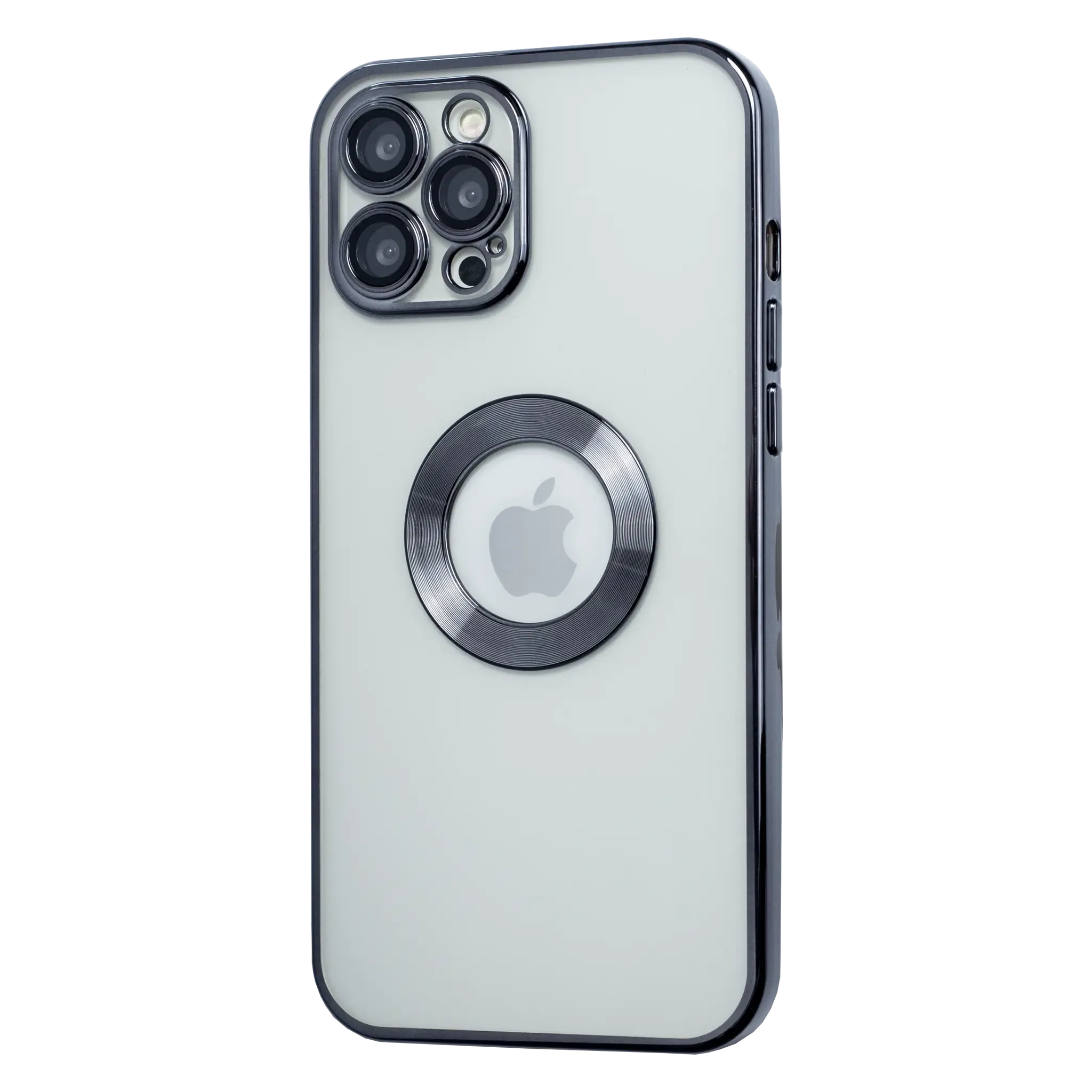 Clear Luxury Plated Liquid Silicon Phone Case