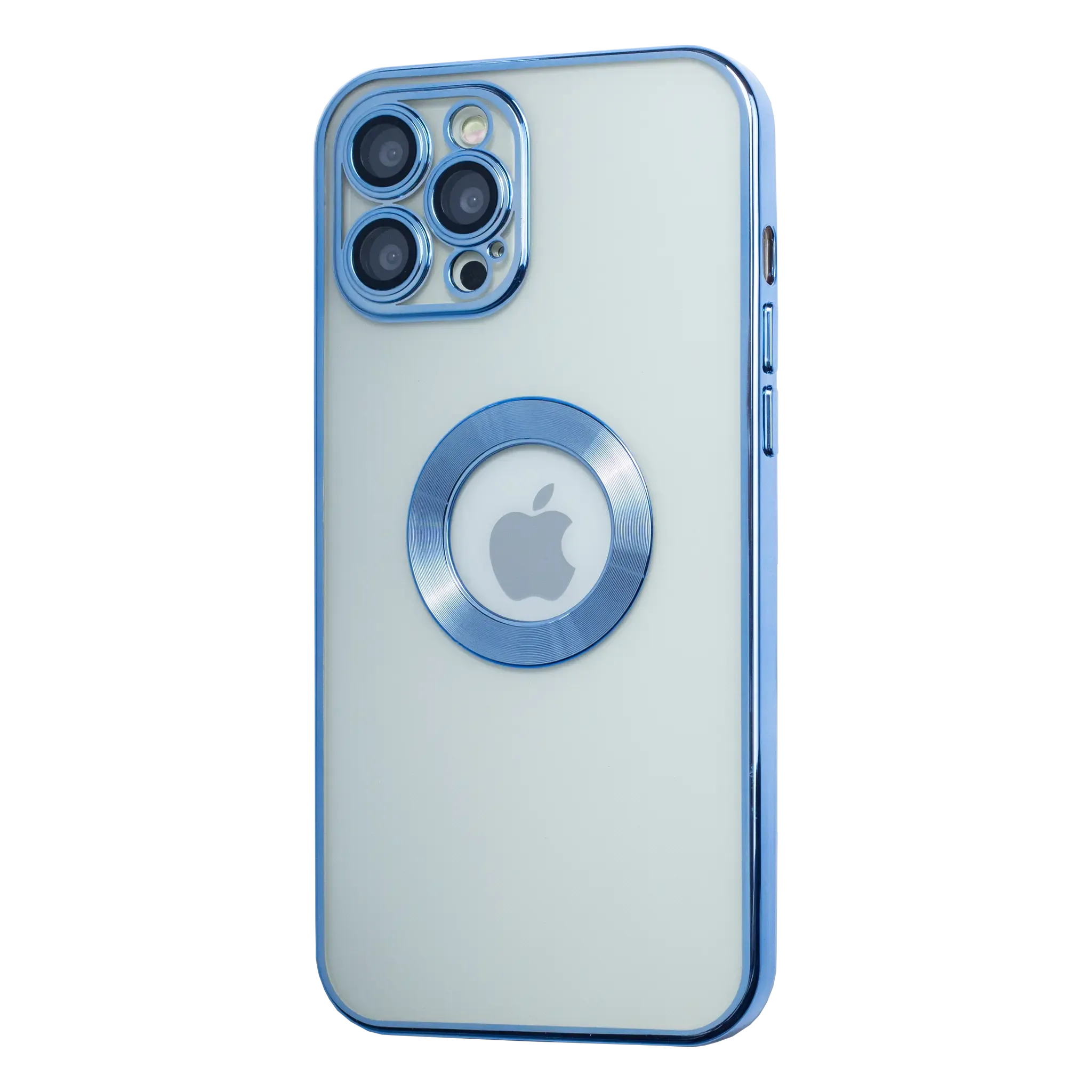 Clear Luxury Plated Liquid Silicon Phone Case