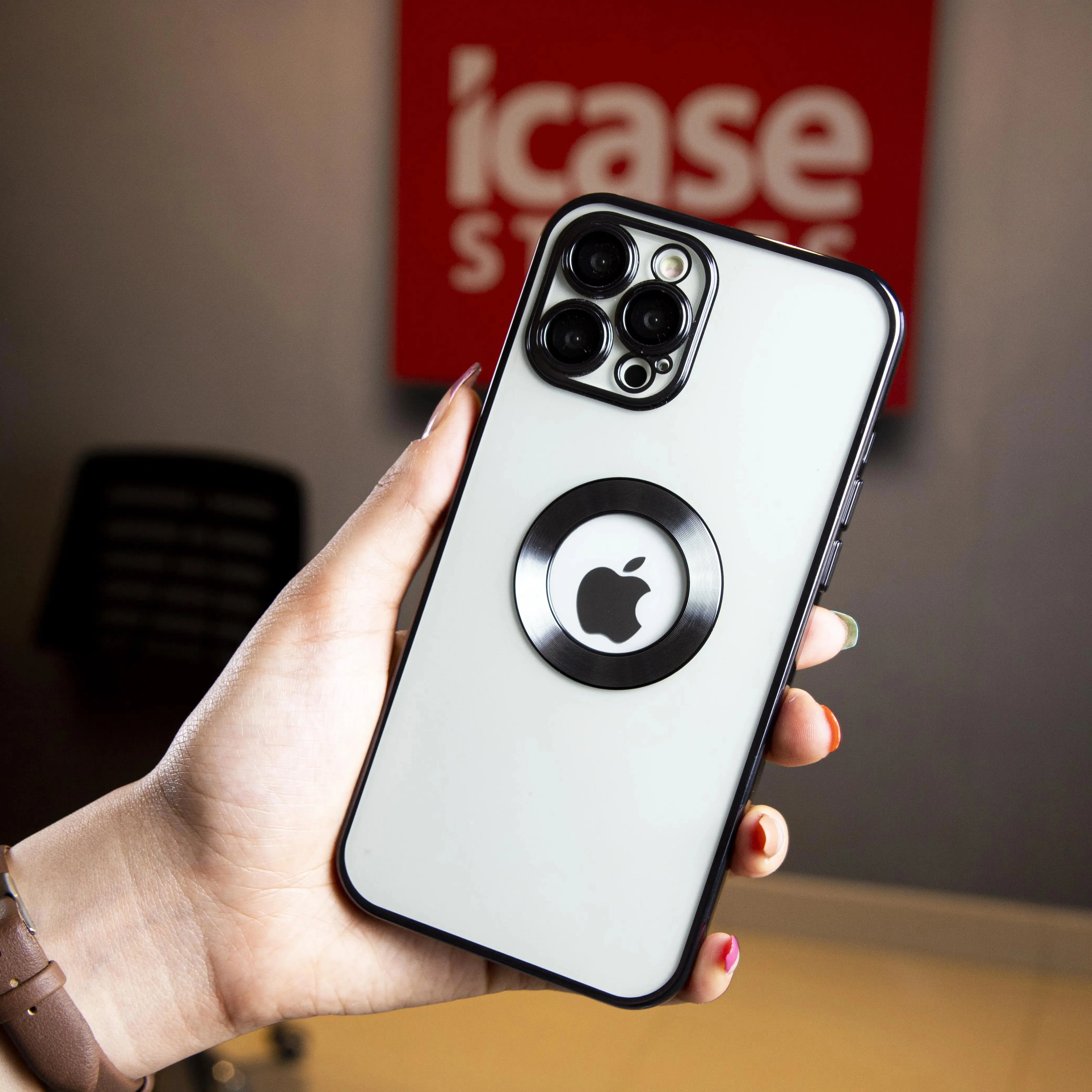 Clear Luxury Plated Liquid Silicon Phone Case