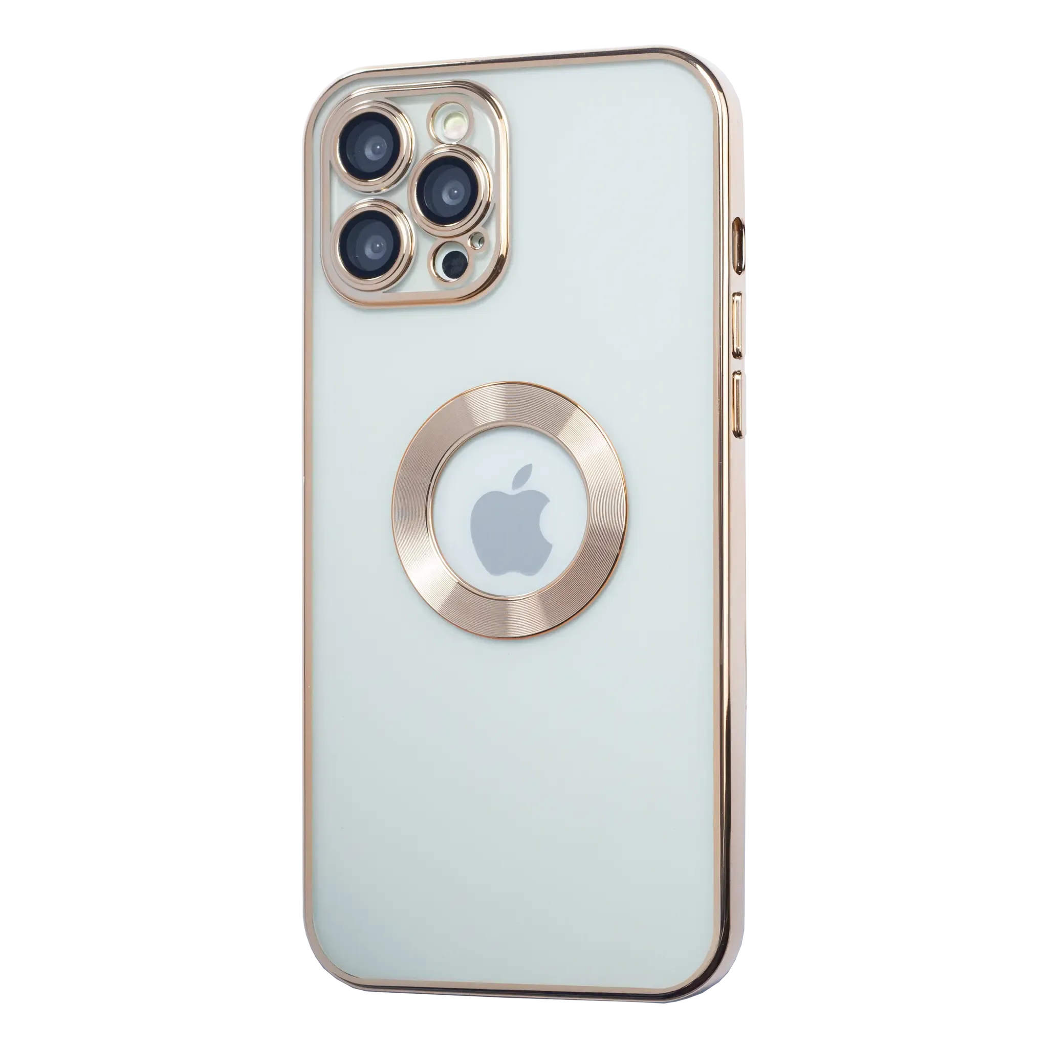 Clear Luxury Plated Liquid Silicon Phone Case
