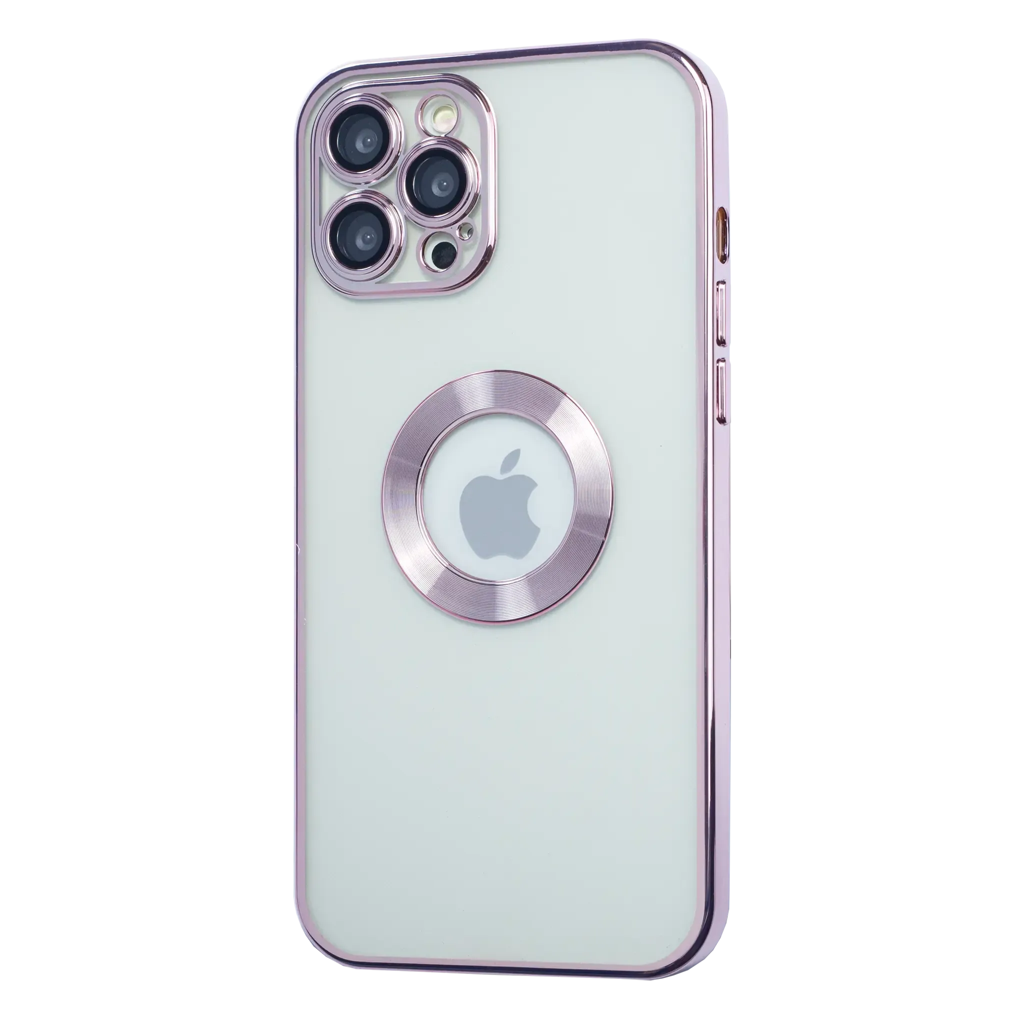 Clear Luxury Plated Liquid Silicon Phone Case
