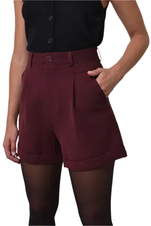 Clever Alice Nina Short in Black or Burgundy