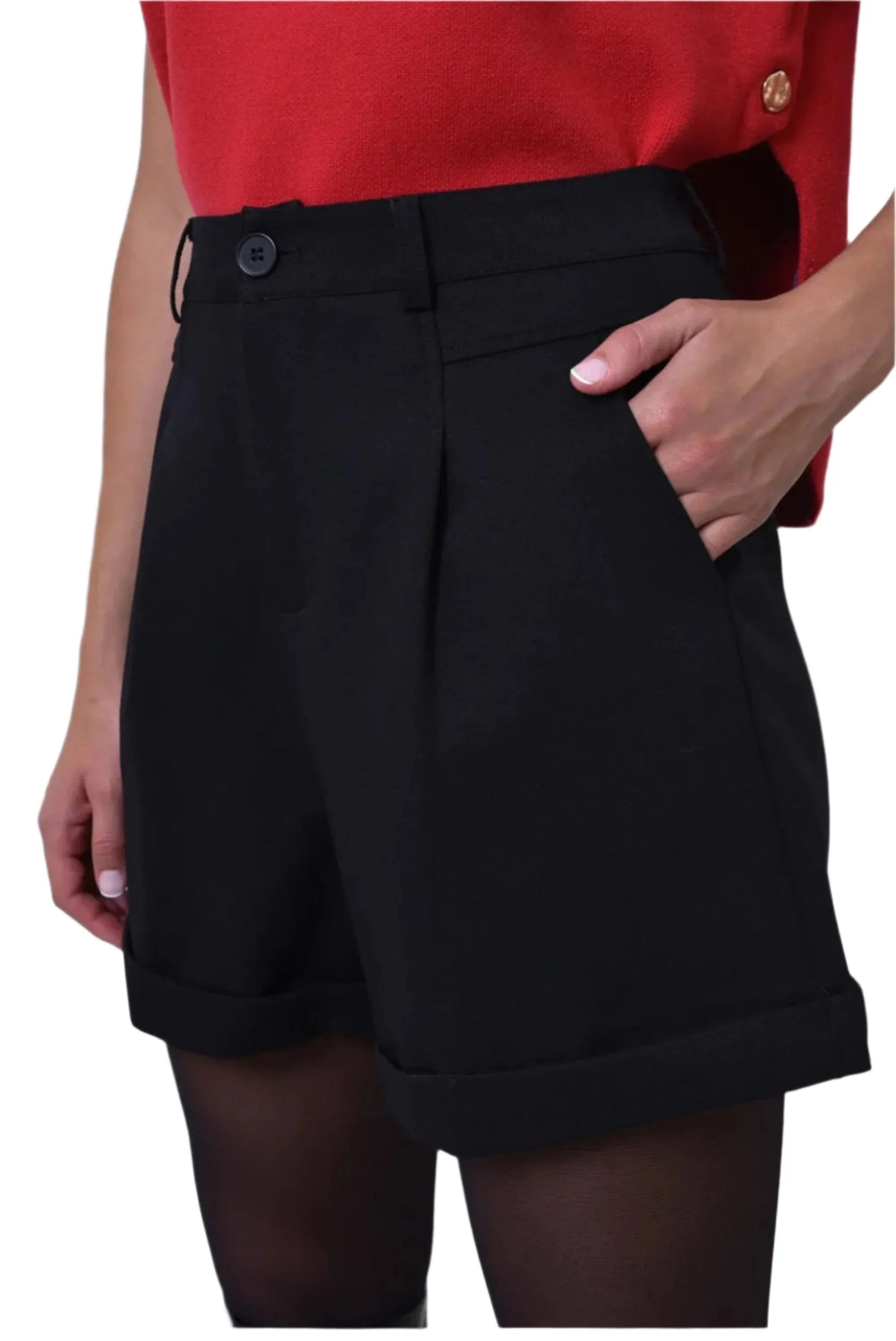 Clever Alice Nina Short in Black or Burgundy