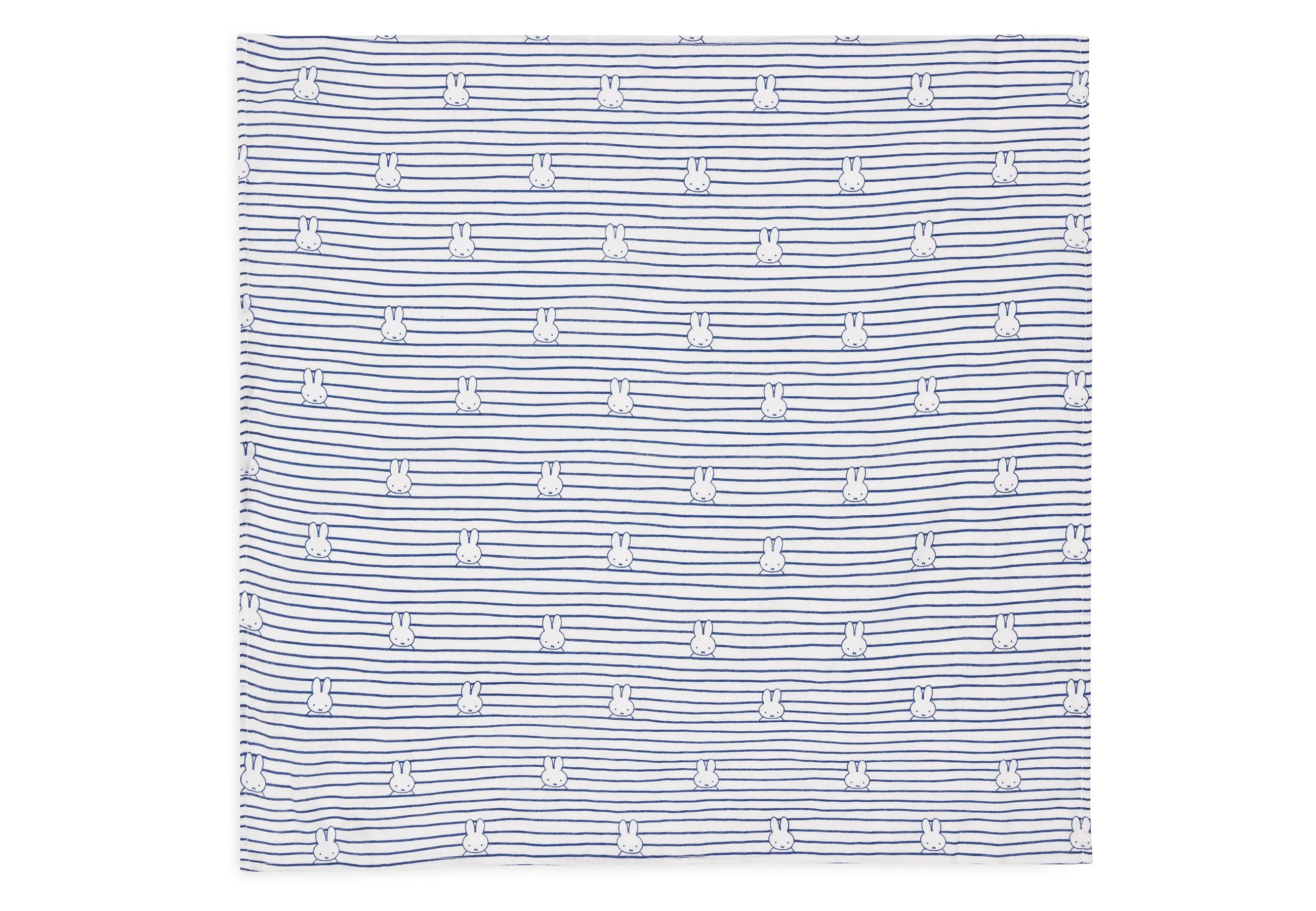 Cloth Muslin 70x70cm Miffy Stripe - Navy - 3 Pack
