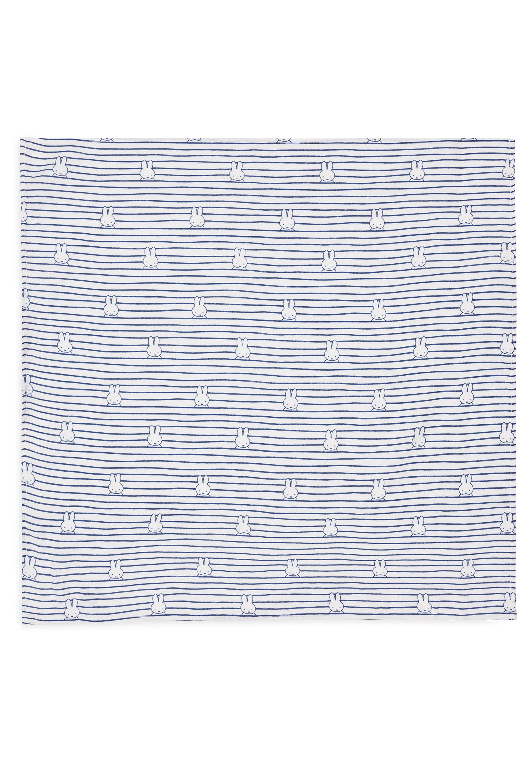 Cloth Muslin 70x70cm Miffy Stripe - Navy - 3 Pack