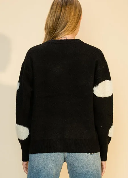 Cloud Color Block Sweater
