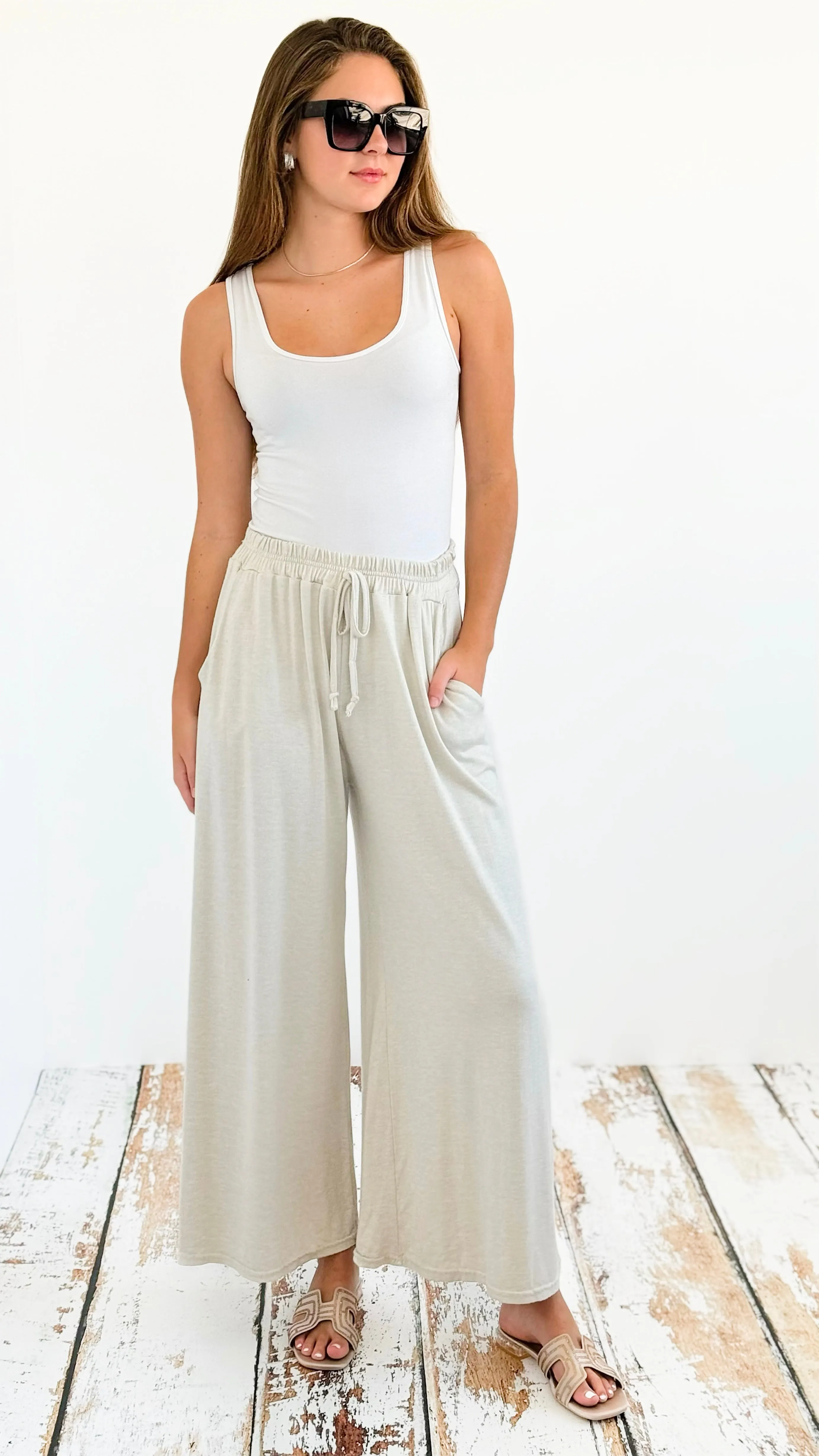 Cloud Comfort Italian Palazzos- Oyster