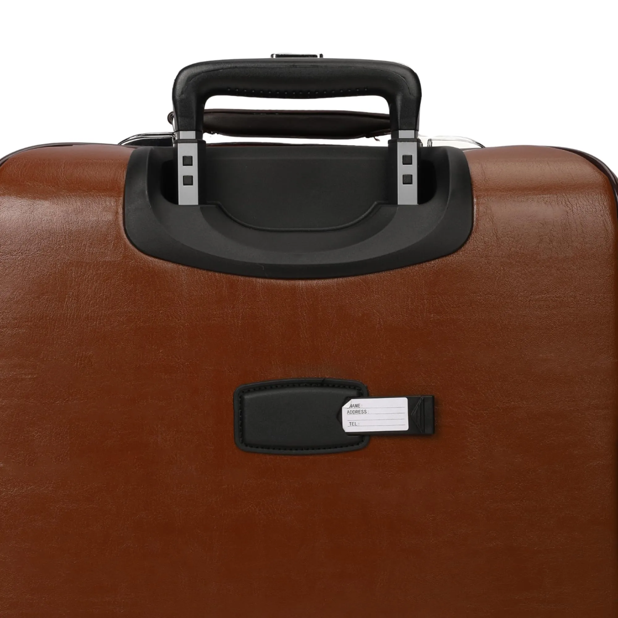 Clownfish Elite Series Laptop Trolley Bag | Overnighter Trolley Bags with Wheels for Travel | Business Cabin Crew Suitcase with Laptop Compartment | 18 inches| 29 litres | Brown