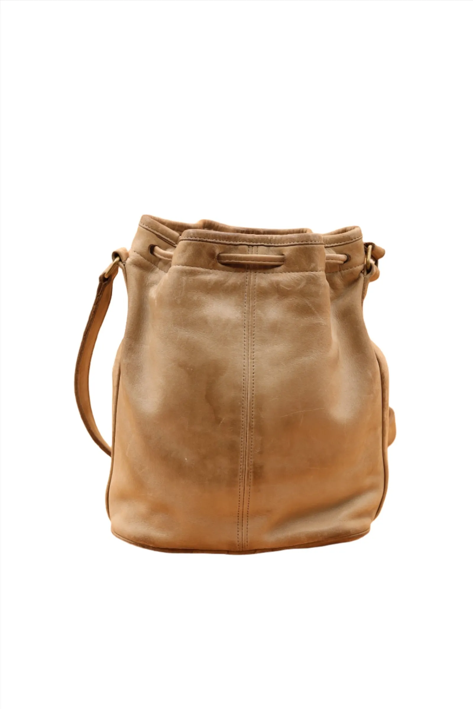 Coach Tan Mini Bucket Bag 1980s