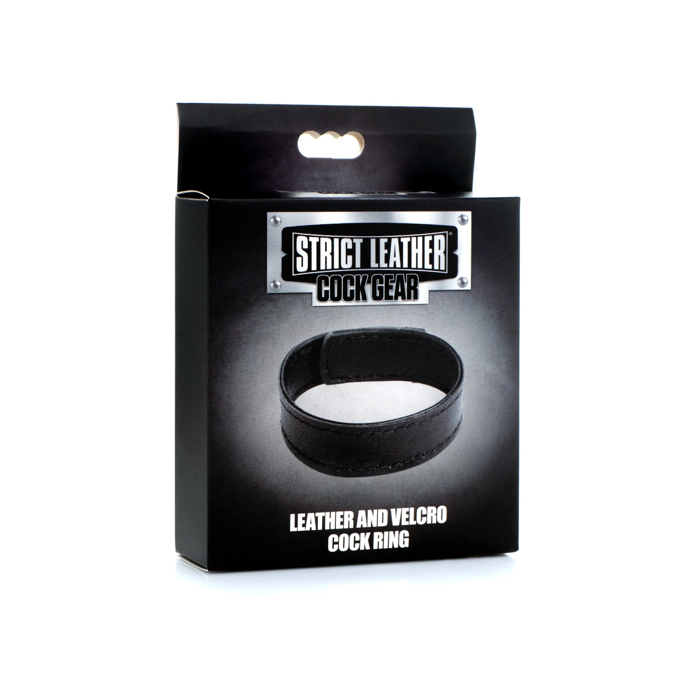 Cock Gear Leather and Velcro Cock Ring
