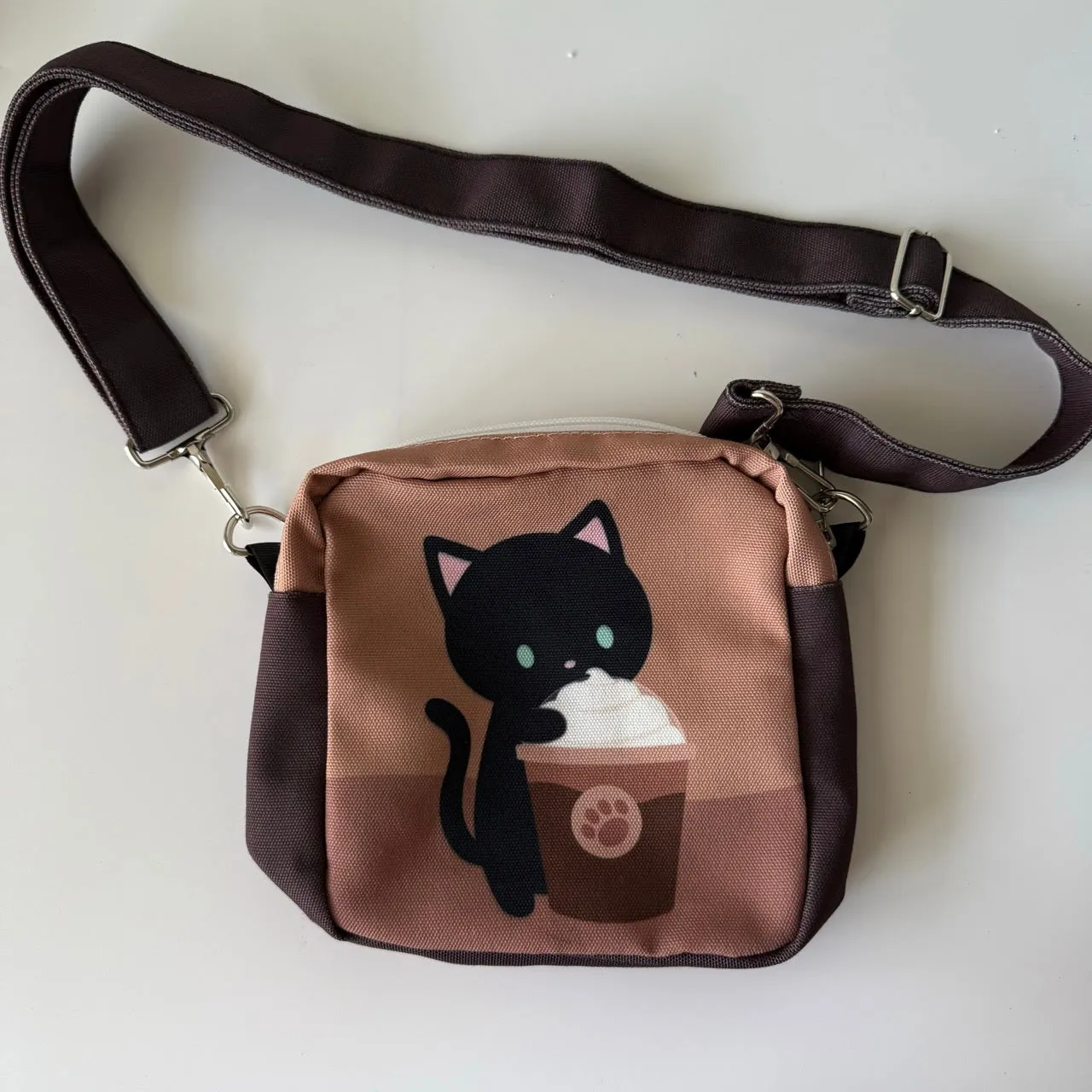 Coffee Cats Mini Crossbody Bag