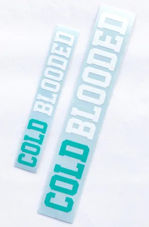 Cold Blooded II (Teal/White 4"   6" Vinyl 2-Pack)