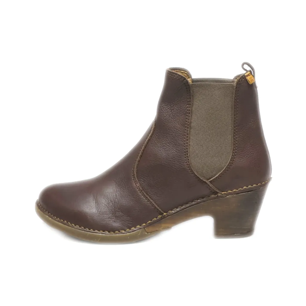 Cole Haan High Boots Leather Brown Colour For Women