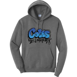 Coles Elementary Core Fleece Pullover Hooded Sweatshirt