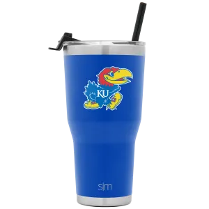 Collegiate Cruiser Tumbler with Flip Lid and Straw