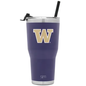 Collegiate Cruiser Tumbler with Flip Lid and Straw