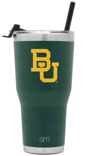 Collegiate Cruiser Tumbler with Flip Lid and Straw