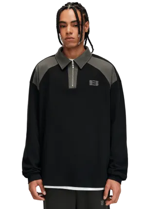 Color Blocked Polo Shirt