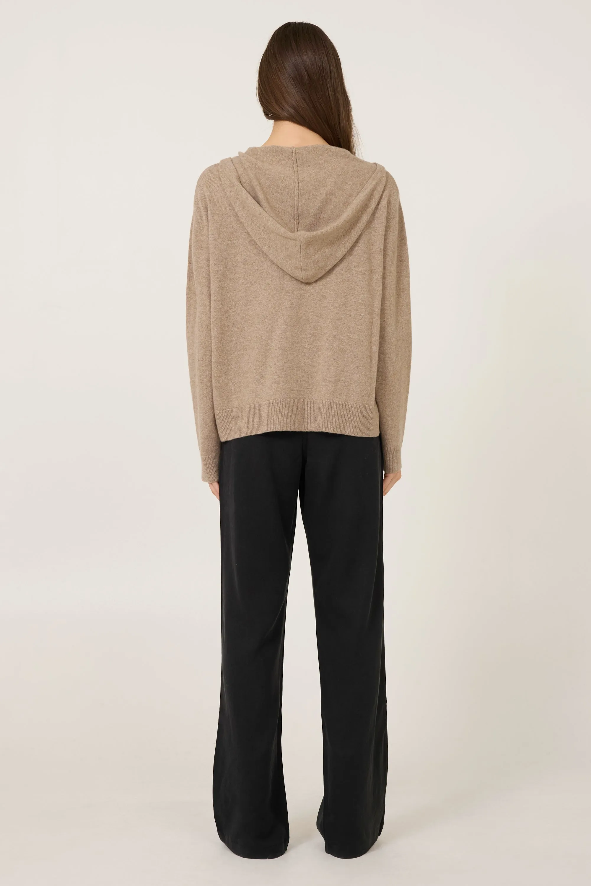 Colorado Cashmere Hoodie - Stone