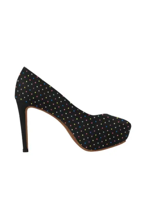 Colorful Polka Dots Women's High Heels