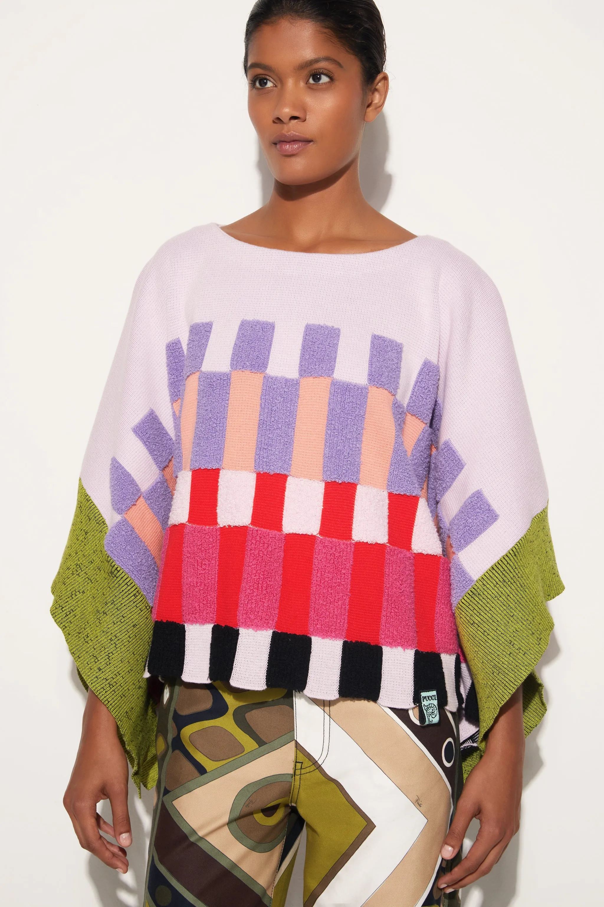 Colourblock Cotton Sweater