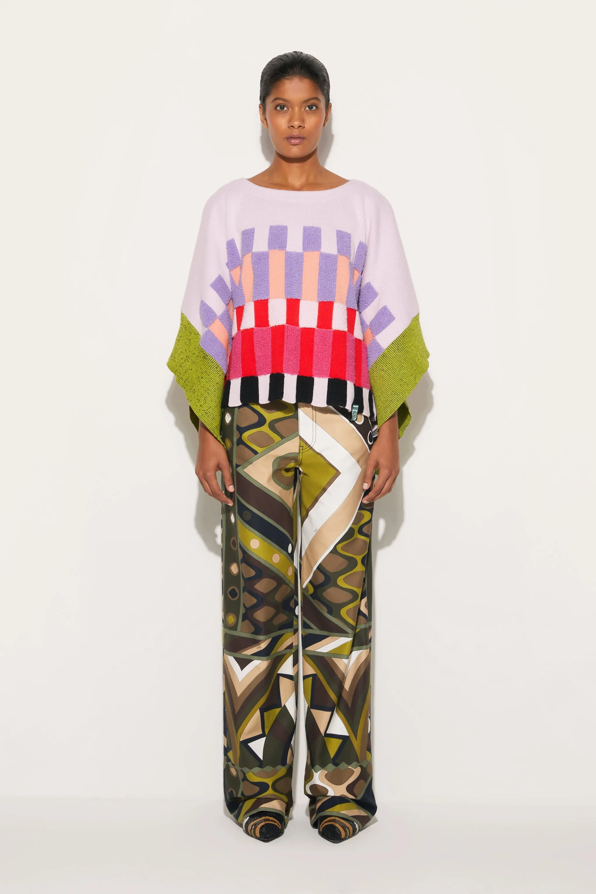 Colourblock Cotton Sweater