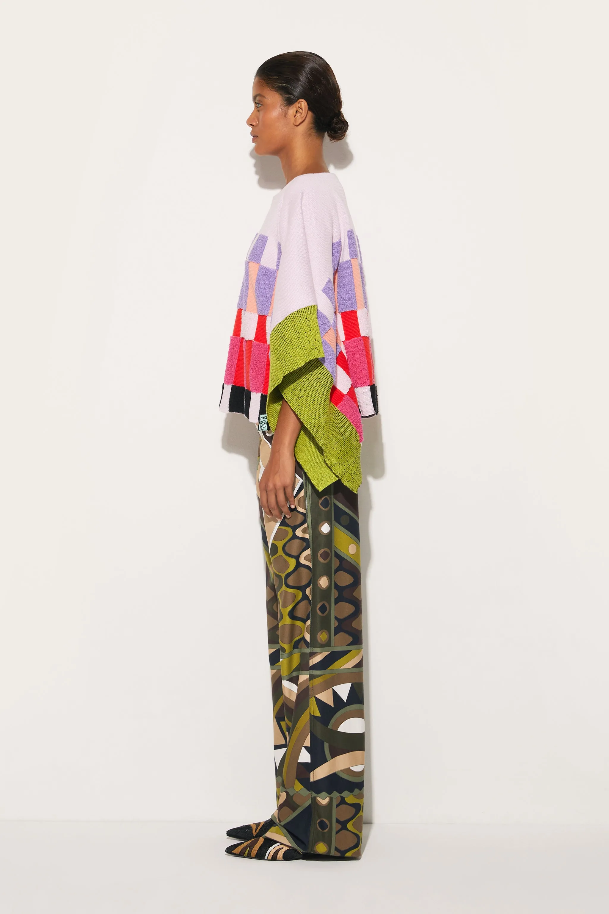 Colourblock Cotton Sweater