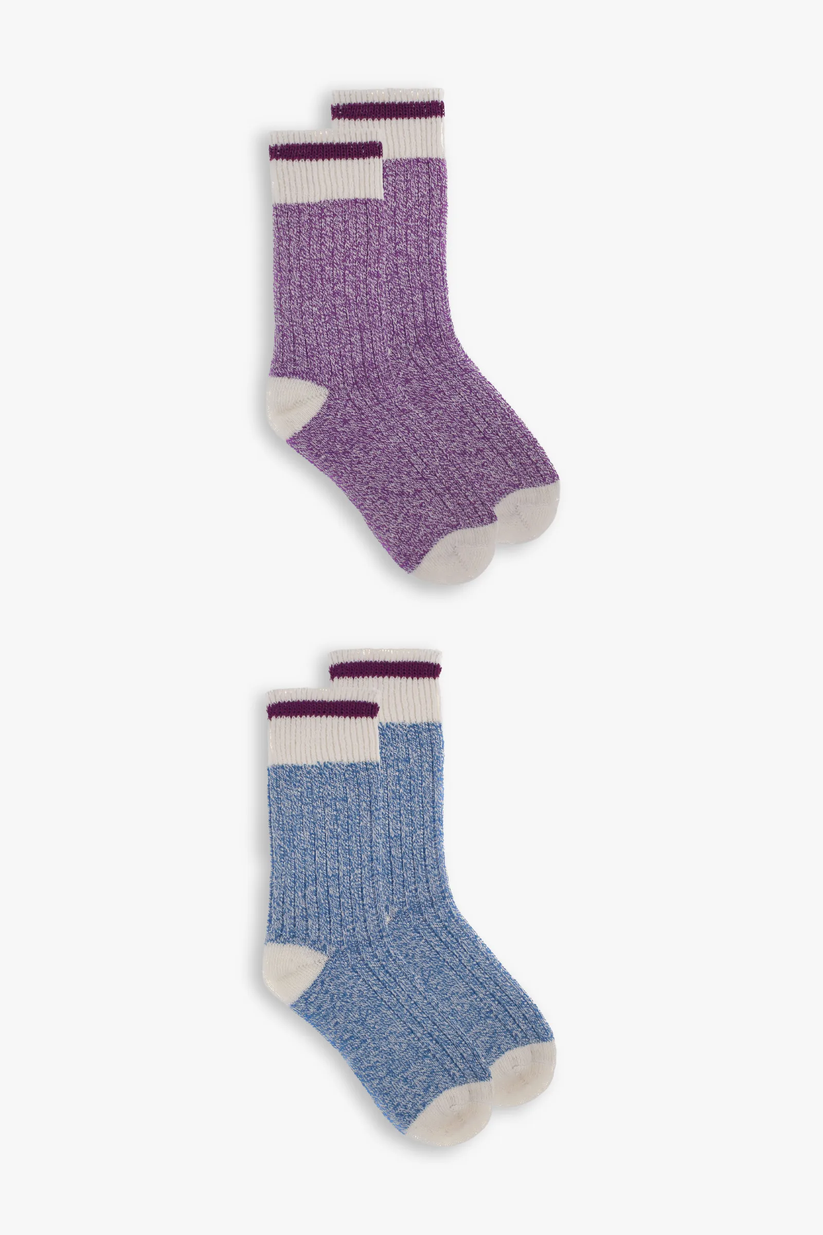 Colourful Ladies 2-Pack Boot Socks