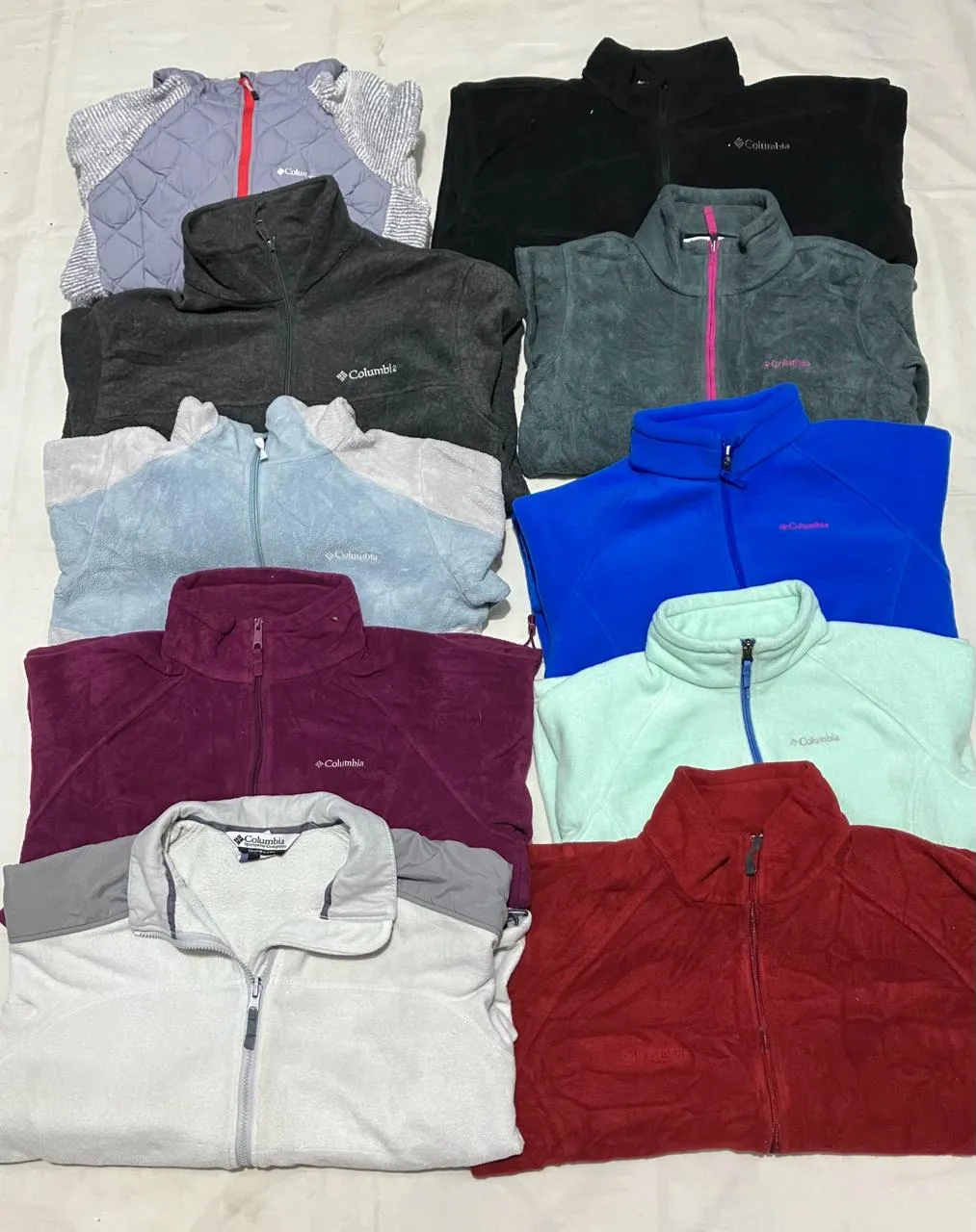 Columbia fleece jackets 20 pieces