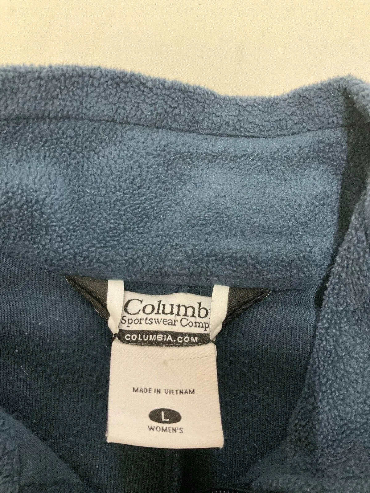 Columbia Sportwear Sweater Womens Size Large Blue Adult Large Full Zipper Fleece