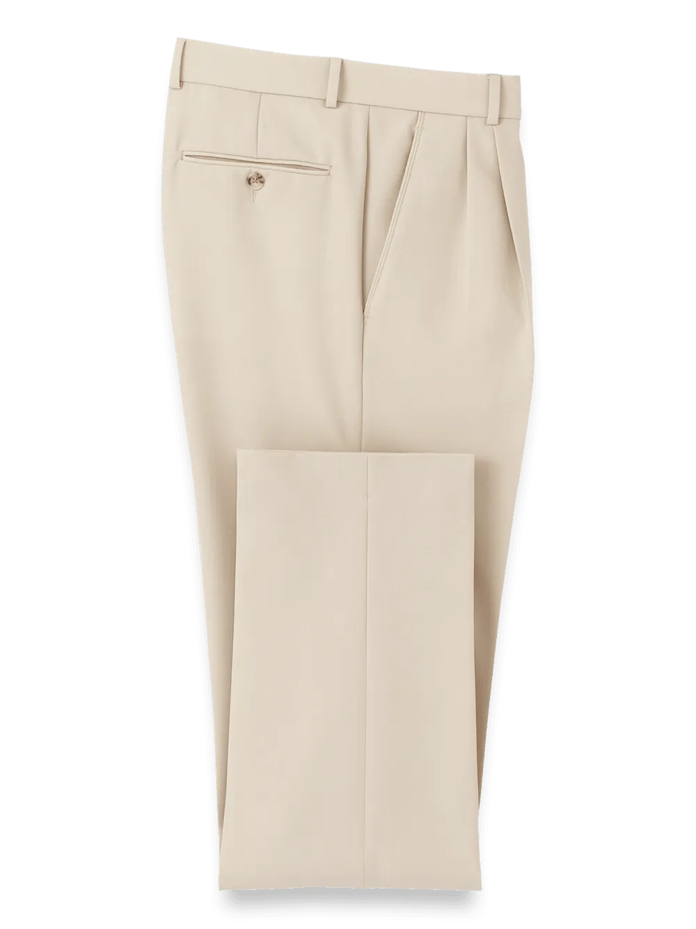 Comfort Stretch Travel Pants - Cream