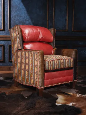 Comfort Tabasco Stripe Push-Back Recliner