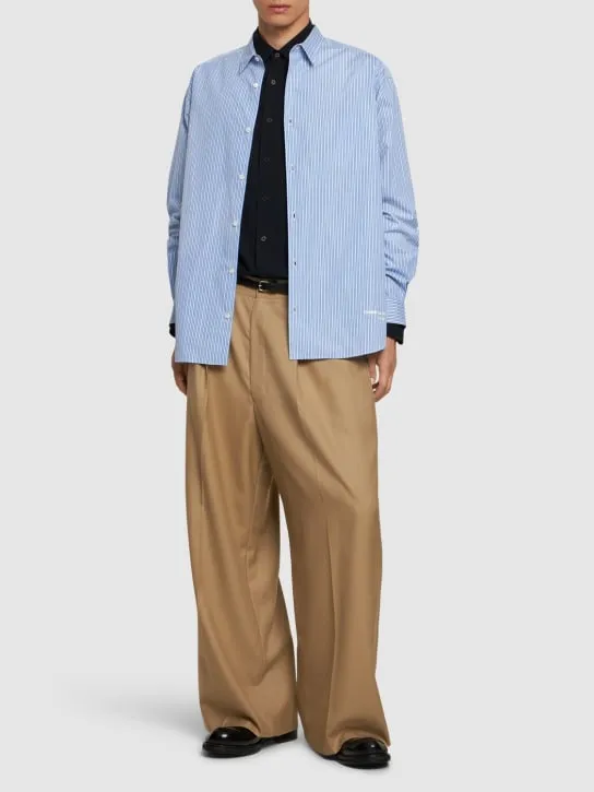 Comme des Garçons Homme   CDG Homme logo striped shirt 