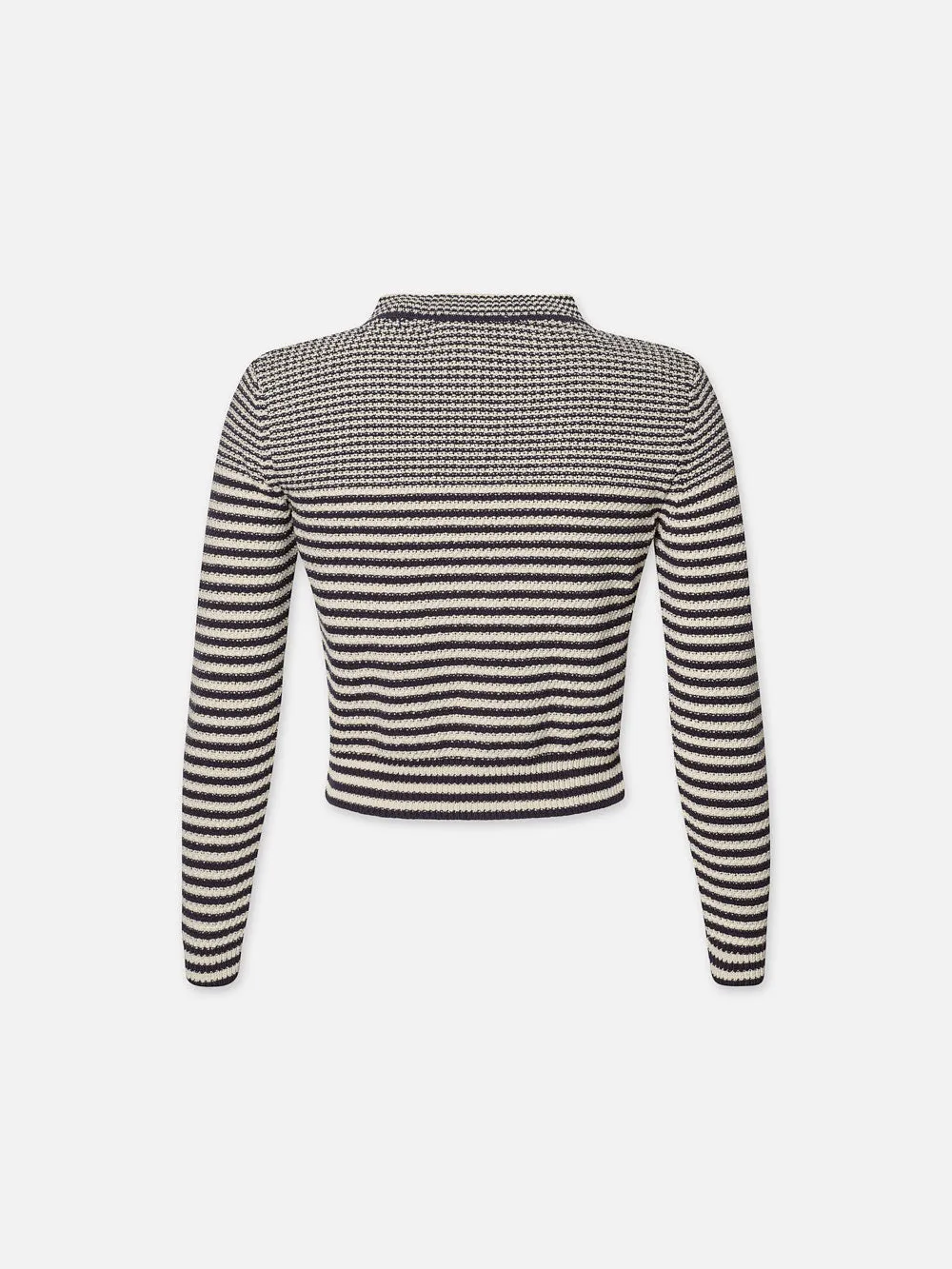 Compact Stripe Cardi -- Navy Multi
