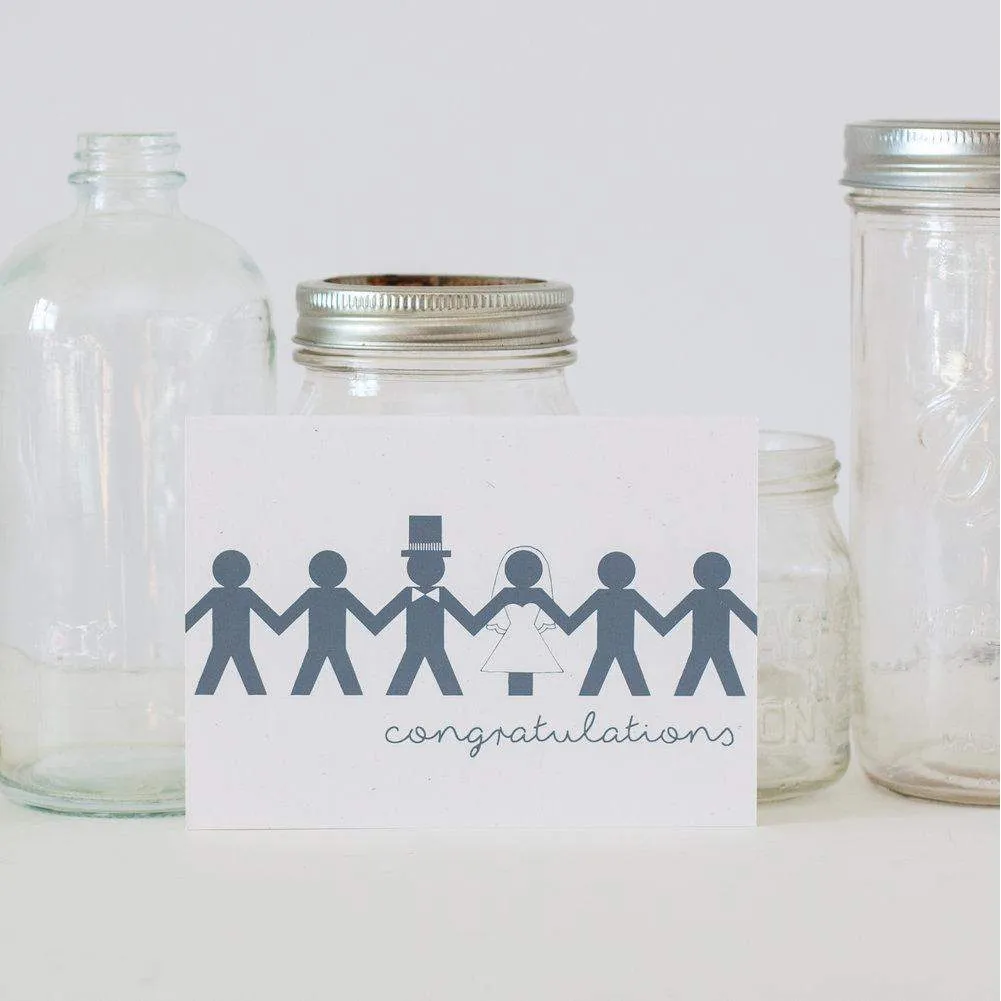 congratulations wedding, cute wedding card