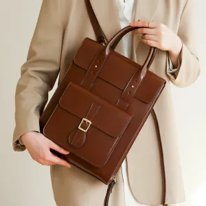 Convertible Genuine Leather Backpack Handbag Rucksack Handbag Leather For Women
