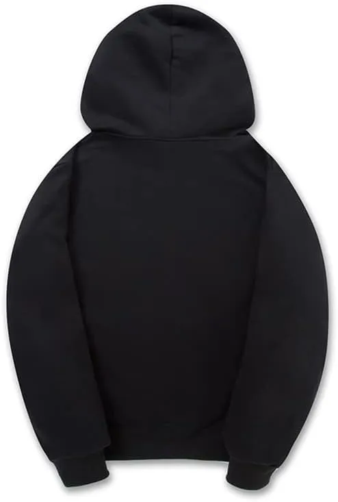 CORIRESHA Unisex Cartoon Skateboard Cat Hoodie Casual Long Sleeve Cozy Cotton Sweatshirt